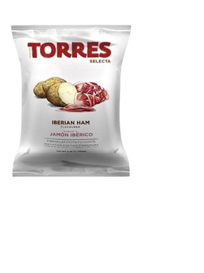 Изображение Kartupeļu čipsi TORRES, Ibērijas šķiņķa garša, 150g
