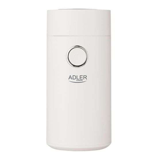 Picture of Kavamalė Adler Coffee grinder AD4446wg 150 W, Coffee beans capacity 75 g, Lid safety switch, White