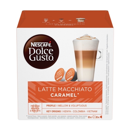 Picture of Kavos kapsulės NESCAFE Dolce Gusto Caramel Latte Macchiato 145,6g