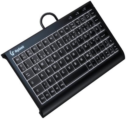 Attēls no KeySonic KSK-3011ELC (DE) keyboard USB QWERTZ German Black