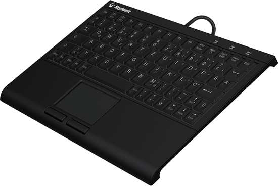 Picture of KeySonic KSK-3211ELU (DE) keyboard USB QWERTZ German Black