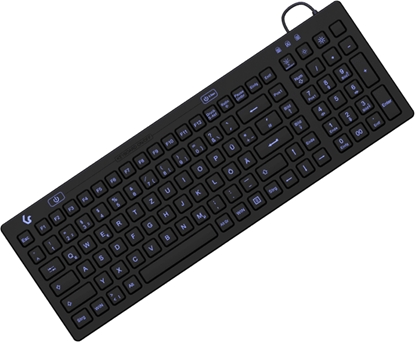 Picture of KeySonic KSK-6031INEL keyboard USB QWERTZ German Black