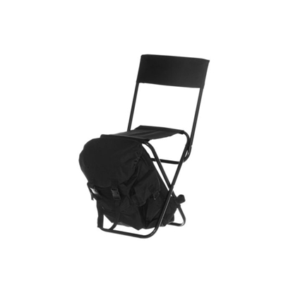 Attēls no Kempinga krēsls/mugursoma Atom melns