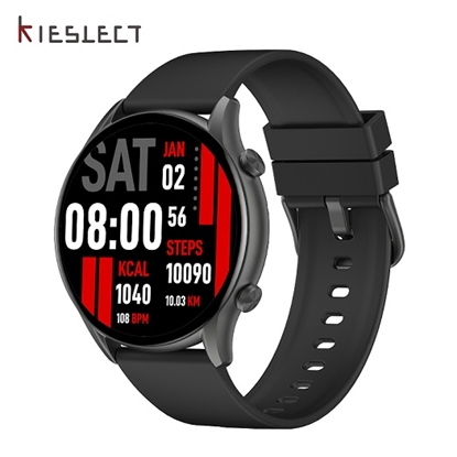 Picture of Kieslect Kr Calling viedais pulkstenis ar fintesa funkcijām / izsekotāju / ar pulsometru un Amoled 1.32" ekrānu/ Melns
