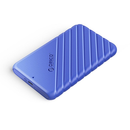 Изображение Kieszeń Orico 2,5" USB-C 3.1 6Gbps niebieska (25PW1C-C3-BL-EP)