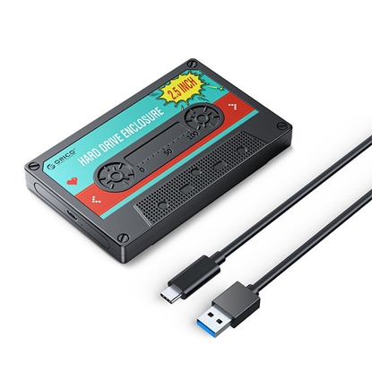 Изображение Kieszeń Orico SATA 2,5" USB-C 6Gbps kaseta (2580C3-V1-BK-EP)