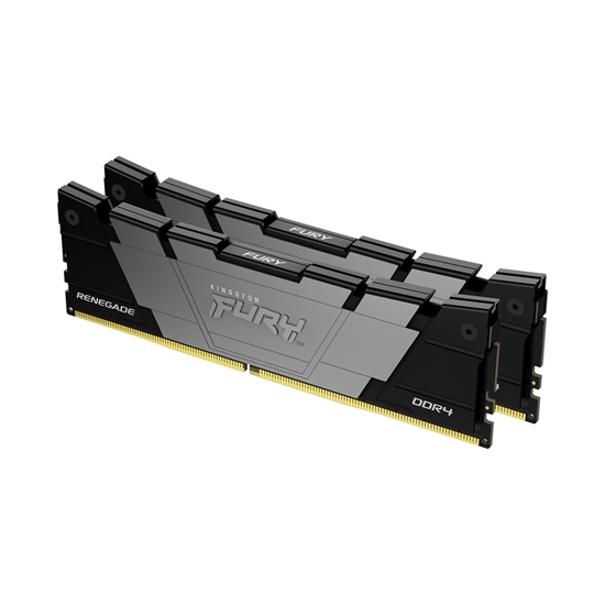 Picture of Kingston Technology FURY 32GB 3200MT/s DDR4 CL16 DIMM (Kit of 2) 1Gx8 Renegade Black
