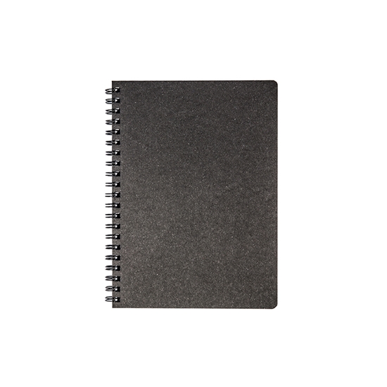 Picture of Klade - planotājs TIMER ar spirāli, 145 x 190 mm, 224 lapas, rūtiņu, kartona vāki, melnā krāsā