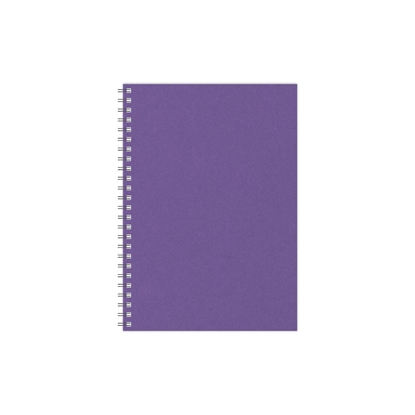 Изображение Klade - planotājs TIMER ar spirāli, A5 formāts, punktotas lapas, violetā krāsā