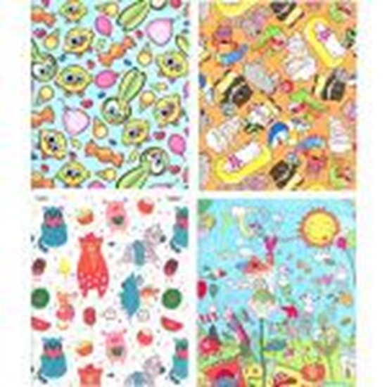 Picture of Klade A5/48 lapas rūtiņu Dzīvnieki