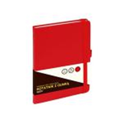 Picture of Klade A6/80 lapas,  ar gumiju,  rūtiņu,  sarkana,  GRAND