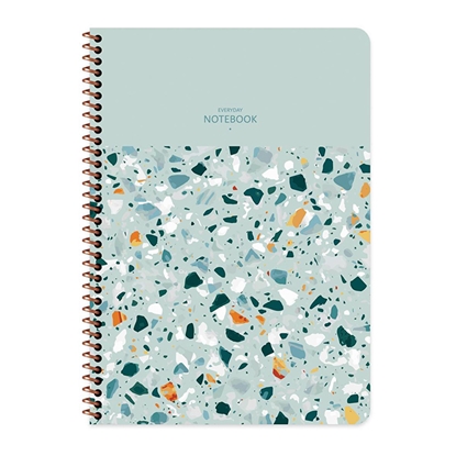 Attēls no Klade ar spirāli A4 rūtiņu Terrazzo