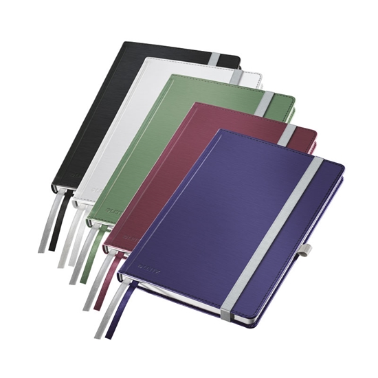 Изображение Klade LEITZ STYLE, A5 formāts, 80 lapas, rūtiņu, melnā krāsa