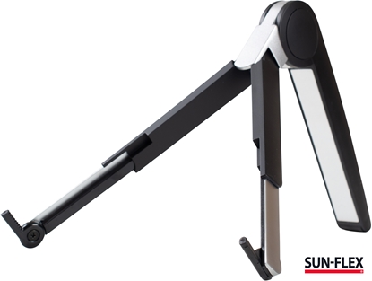 Picture of Klēpjdatoru statīvs SUN-FLEX®GRAVITY STAND, metāla, melns / sudraba krāsā
