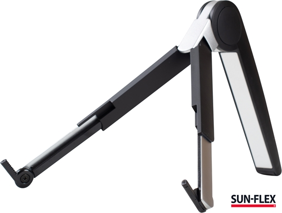 Picture of Klēpjdatoru statīvs SUN-FLEX®GRAVITY STAND, metāla, melns / sudraba krāsā