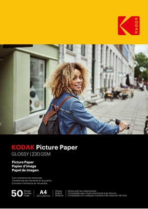 Изображение Kodak Picture Paper 230g 11.8 mil Glossy 4/6x100 (9891267)