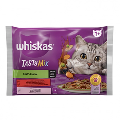 Attēls no Konservi kaķiem Whiskas 1+ Klasiskā Izlase 12-paka pouch 12x