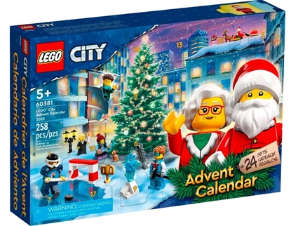 Picture of Konstruktorius LEGO City 2023 metų advento kalendorius 60381
