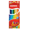 Picture of Krāsainie zīmuļi KORES KOLORES, trīstūrveida, 12 gb.
