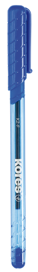 Изображение Lodīšu pildspalva KORES SUPER SLIDE K2 F 0.7mm zila