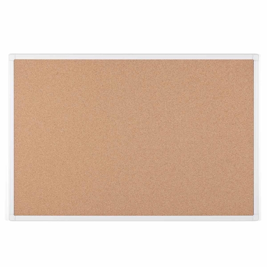 Picture of Korķa dēlis BI-OFFICE BioCote, antibakteriāls alumīnija rāmis, 900x600 mm