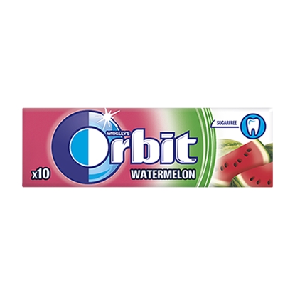 Изображение Košļājamā gumija ORBIT Watermelon Stickpack 10 gab.