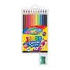 Изображение Krāsainie zīmuļi COLORINO KIDS JUMBO 10 krāsas, apaļi, komplektā asināmais