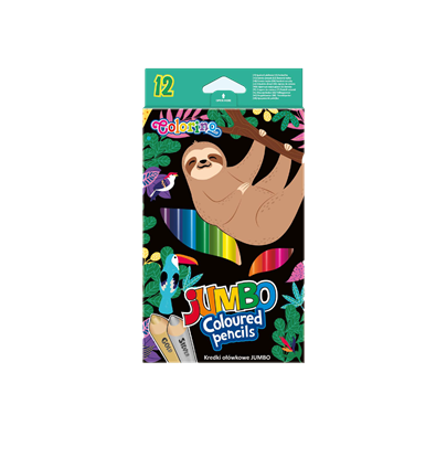 Attēls no Krāsainie zīmuļi Jumbo 12.krāsas