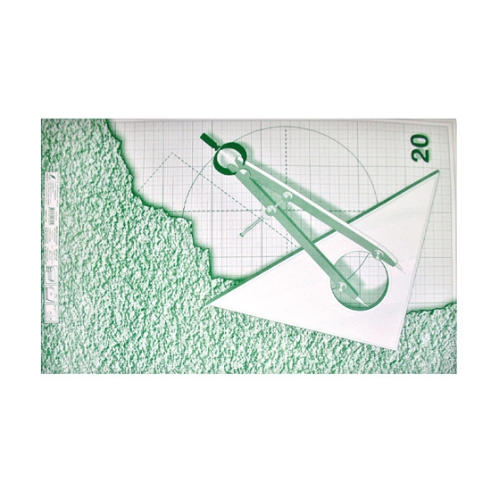 Picture of Milimetru papīrs KRESKA A1, 64x90cm, ar oranžām līnijām