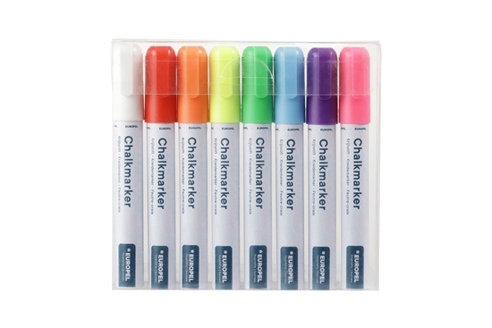 Picture of Krīta marķieru komplekts 8, EUROPEL, 1-6mm