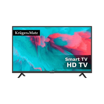 Изображение Krüger&Matz KM0232-S5 televizorius 81,3 cm (32") HD Smart TV Juoda