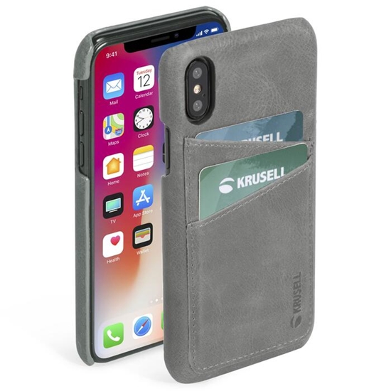 Изображение Krusell Sunne Cover Apple iPhone XS Max vintage grey