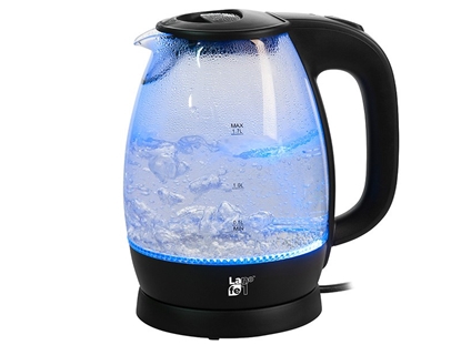Picture of LAFE CEG012.2 electric kettle 1.7 L 2200 W Black, Transparent