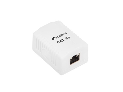 Picture of Lanberg OS5-0001-W outlet box RJ-45 White