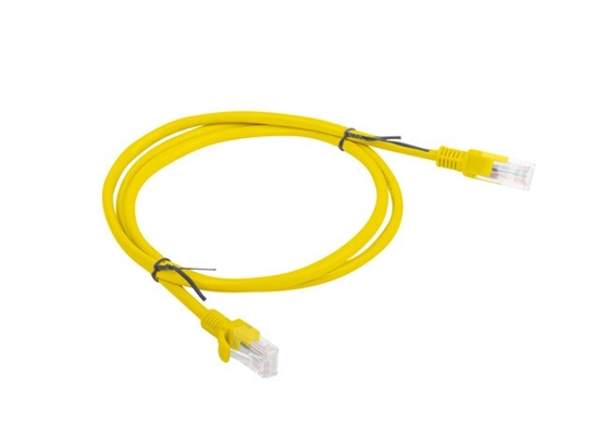 Изображение Lanberg Patchcord RJ45, Cat. 5e, UTP, 1m, Yellow