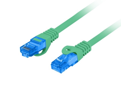 Picture of LANBERG PATCHCORD S/FTP CAT.6A 20M GREEN LSZH