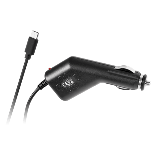 Изображение Lādētājs ar USB-C kabeli nodrošina izturību un ātru uzlādi automašīnā 5V 2.5A | DC 24V-12V