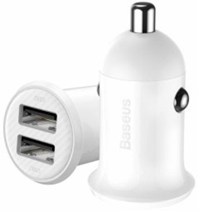 Picture of Lādētājs Baseus 2 x USB-A White