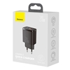 Изображение Lādētājs Baseus Compact Quick Charger USB + USB-C 20W Black