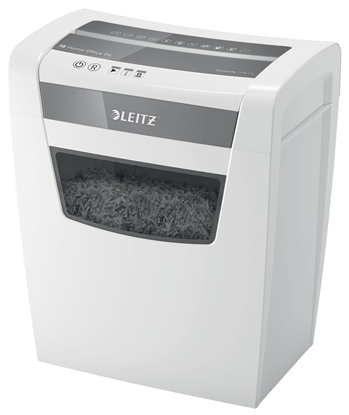 Picture of Leitz IQ Home Office P-4 paper shredder Particle-cut shredding 22 cm White