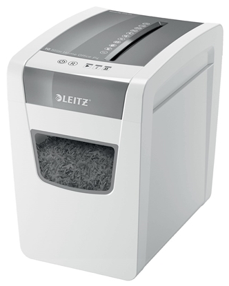 Picture of Leitz IQ Slim Office P-4 paper shredder Cross shredding 22 cm White