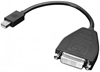 Picture of Lenovo 0B47090 video cable adapter 0.2 m Mini-DisplayPort SL-DVI Black