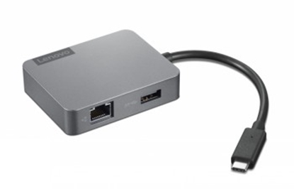 Attēls no Lenovo 4X91A30366 laptop dock/port replicator USB 2.0 Type-C Grey