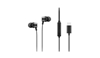 Picture of Lenovo 4XD1J77351 headphones/headset Wired In-ear Office/Call center USB Type-C Black