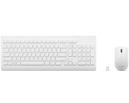 Изображение Lenovo GX30W75336 keyboard Mouse included USB + Bluetooth QWERTY White