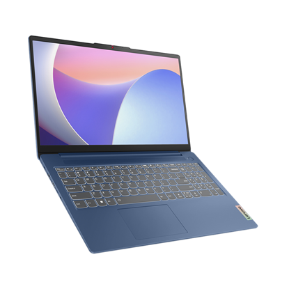 Attēls no Lenovo IdeaPad Slim 3 Laptop 39.6 cm (15.6") Full HD Intel Core i3 N-series i3-N305 8 GB LPDDR5-SDRAM 256 GB SSD Wi-Fi 5 (802.11ac) Blue