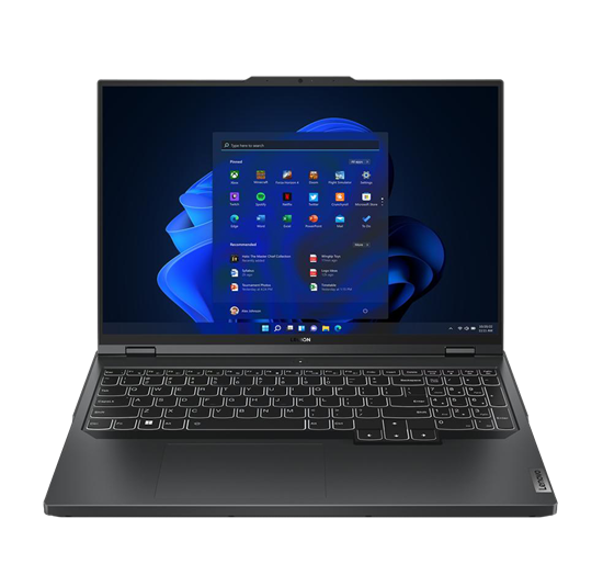 Изображение Lenovo Legion Pro 5 Laptop 40.6 cm (16") WQXGA AMD Ryzen™ 7 7745HX 16 GB DDR5-SDRAM 512 GB SSD NVIDIA GeForce RTX 4070 Wi-Fi 6E (802.11ax) Windows 11 Home Grey