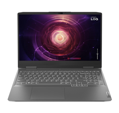 Attēls no Lenovo LOQ 15APH8 Laptop 39.6 cm (15.6") Full HD AMD Ryzen™ 5 7640HS 16 GB DDR5-SDRAM 1000 GB SSD NVIDIA GeForce RTX 4050 Wi-Fi 6 (802.11ax) NoOS Grey