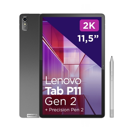 Picture of Lenovo Tab P11 128 GB 29.2 cm (11.5") Mediatek 4 GB Wi-Fi 6E (802.11ax) Android 12 Grey