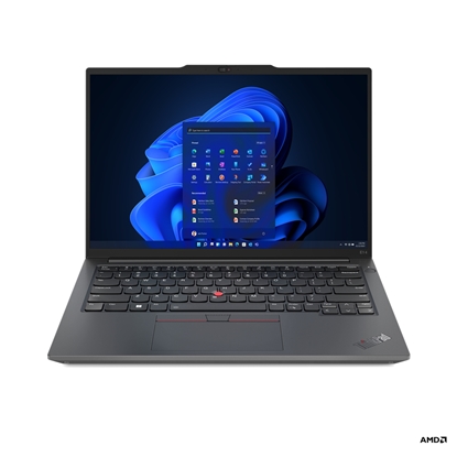 Attēls no Lenovo ThinkPad E14 Laptop 35.6 cm (14") WUXGA AMD Ryzen™ 5 PRO 7530U 16 GB DDR4-SDRAM 512 GB SSD Wi-Fi 6 (802.11ax) Windows 11 Pro Black